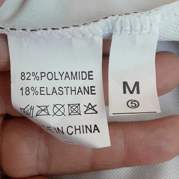 Women's NWT Multicolor Long Sleeve Bodysuit /Swimsuit Mukticolr Size M - Picture 8 of 9